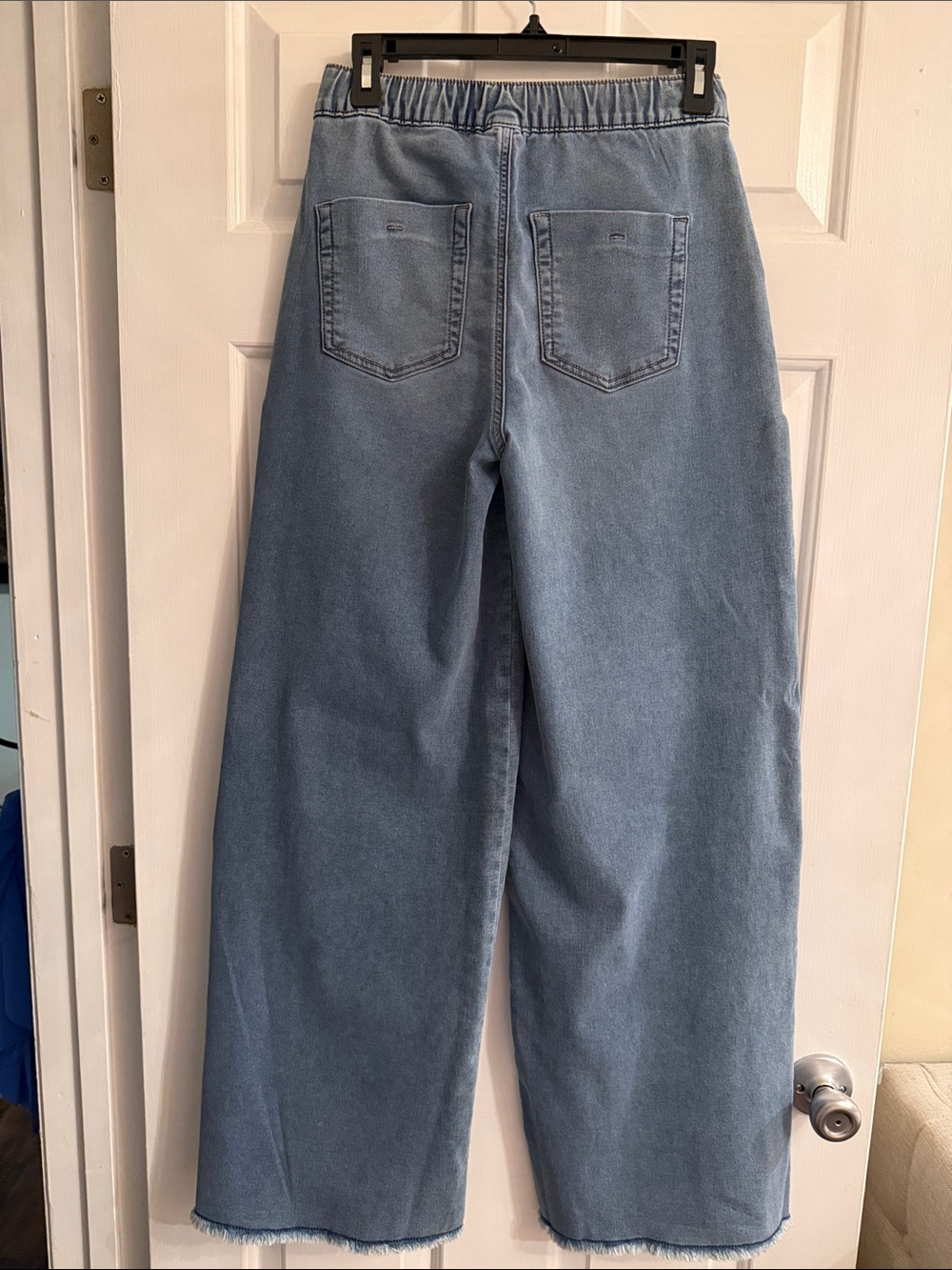 Rewash Light Blue Wide Leg Denim Pants - Picture 2 of 5